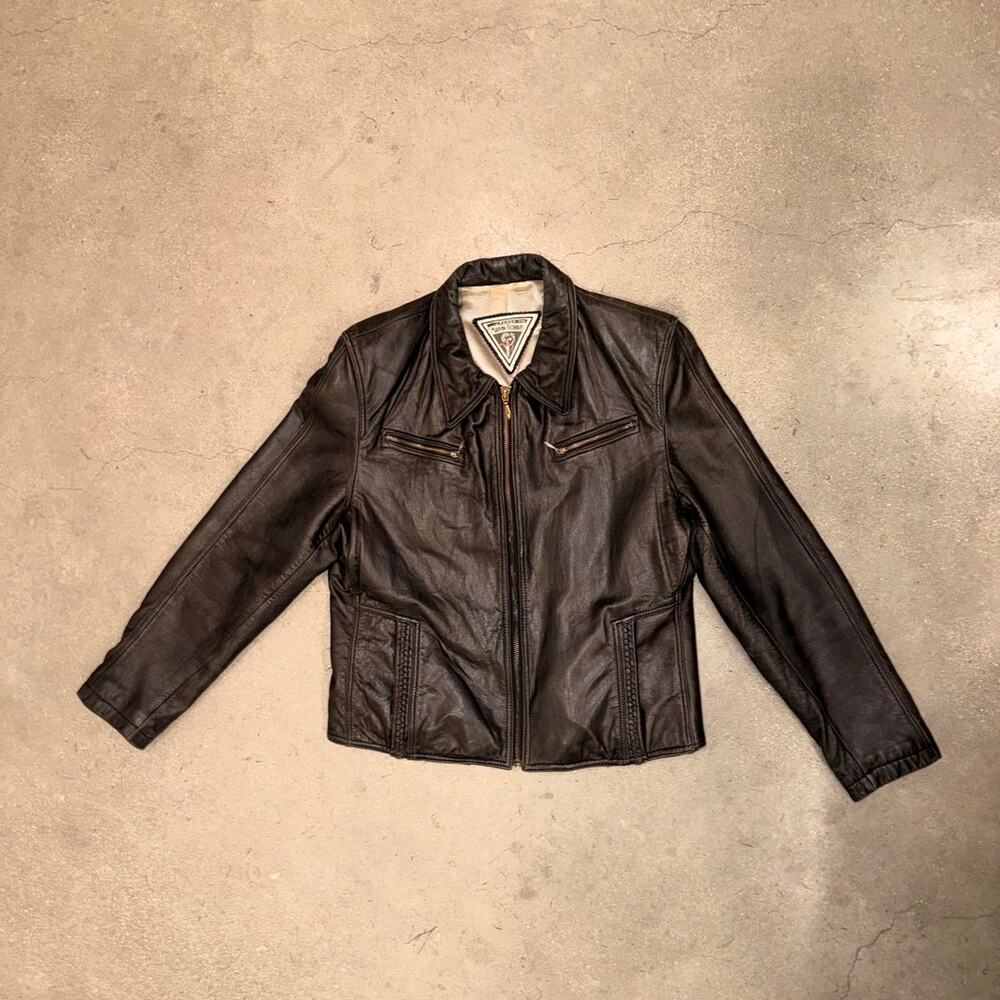 1980s marvin richards black leather
